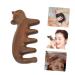 Frcolor Sandalwood Wide Tooth Hair Comb - K tchengr ner Ridge Massage Device for Home | Natural Wooden Massager for Head & Hair Care - Buy Online on GoSupps.com