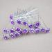 Frcolor 20pcs Wedding Bridal Rhinestone Hairpins | Beautiful Purple Crystal Flower Hair Accessories - Buy Online on GoSupps.com
