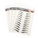 Beavorty 4 Sheets Waterproof Eyebrow Stickers Black Stickers Natural Brow Eyebrow Temporary Brow Tattoos Tool 1 count (Pack of 1) Black