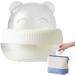 Makeup Sponge Travel Case Beauty Egg Storage Case Bear Shape - Beauty Sponge Storage Case Cute Make Up Sponges Case Travel Makeup Sponge Organize for Women White - Buy Online on GoSupps.com