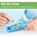 FINPAC Weekly Pill Organizer - 4x Daily PU Leather Case for Travel | Vitamin & Medicine Reminder | Emerald Illusions - Buy Online on GoSupps.com