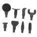 Clispeed 1 Set Film Massage head deep tissue massage cladd heads Muscle attachment ball-head massage device replacement pain part accessories percussion balls fitness wireless