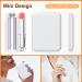 Benbilry Compact Mirror with Light USB Rechargeable Travel Makeup Mirror with 1X/3X Magnifying & 3 LED Colors Dimmable Magnetic Closing Memory Folding Pocket Mirror Gift for Women White - Buy Online on GoSupps.com