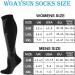 Compression Stockings for Women & Men - 20-30 mmHg Medical Grade for Sports Running Plantar Fasciitis - XL-XXL Black - 2 Pairs - Buy Online on GoSupps.com