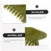 Buifulsic Xiuyan Jade Massage Comb | Jade Hair Tool & Head Massager for Skin Care - Buy Online on GoSupps.com