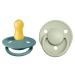BIBSE de Lux Schnuller 2-pack BPA-free cherry shape nipple.Natural rubber/latex made in Denmark.0-6 months (2 Pack) Island Sea / Sage 0-6 months (2-pack) Island Sea / Sage