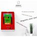 Qianmei Wall-Mounted AED Defibrillator Storage Cabinet with Key & Alarm - Ideal for Homes Schools Clubs & Groups - Buy Online on GoSupps.com
