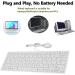 White Wired Mini Keyboard for Mac & PC | Compact USB Keyboard for iMac MacBook Pro/Air Windows Laptops - Riuty - Buy Online on GoSupps.com