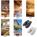 TECEYFEET 6 Pair Unisex Disposable Felt Slippers for Hotels Spas & Travel - Comfortable Black/Gray 43 EU - Buy Online on GoSupps.com