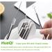 Stainless Steel Straws Set with 10 Straight Reusable Drinking Straws for 30oz and 20oz Tumblers - Includes 2 Cleaning Brushes - Buy Online on GoSupps.com