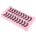 Buy 10 Pairs Russian Strip Lashes - D Curl Faux Mink - Natural Fluffy Volume Wispy 3D Effect | International Shipping - Buy Online on GoSupps.com