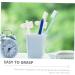 Minkissy 20 STK Double-Headed Toothbrush for Dentures | Portable Prosthetic Cleaning Brush | Household False Teeth Care - Buy Online on GoSupps.com