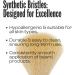 Men Rock Vegan Shaving Brush - Premium Synthetic Bristles for a Perfect Shave | 1 Piece - International Shipping Available - Buy Online on GoSupps.com