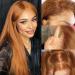 Ginger Brown Lace Front Wigs Human Hair 13x4 Straight Light Brown Colored Transparent HD Lace Frontal Human Hair Wig Pre Plucked with Baby Hair Ginger Blonde Wig 150% Density Brazilian Hair with Natural Hairline 20 Inch ...