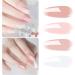 Vishine 4Pcs Jelly Nude Pink Milky White Rose Gel Nail Polish Set Sheer Clear Crystal Translucent French Manicure Gel Nail Polish Kit 8ml White Red - Buy Online on GoSupps.com
