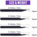 Fiber Tip Lash Tweezers - 4 Pcs Professional Eyelash Extension Kit for Precision Volume Lashes - 90 45 Boot Volume - Black - Buy Online on GoSupps.com