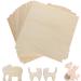 12 Pack 1/8 Inch Basswood Sheets - Natural Unfinished Wood for Crafts & Models - Buy Online on GoSupps.com