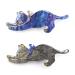 2 Pcs Acrylic Resin Alligator clips Cat Hair Clips for Women Hair Accessories Premium Hair Clip By YOCEAN Starry blue