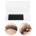 Wrong eyelashes 0.05 mm V-shape curve incorrect eyelash extension thick natural layers wrong eyelashes individual false eyelash clusters refinement natural false eyelashes 3D effect