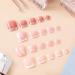 Nuorest 138pcs Short Square Flower Press On Toe Nails - Pink Full Cover Acrylic Toenails for Women & Girls - Buy Online on GoSupps.com