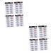 Beavorty 8 Pcs Eyebrow Stickers False Eyebrow 6d Hair-like Eyebrows Stickers Water Proof 4 Stickers