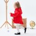 Famuka Infant Winter Baby Girls Coat Jacket | Thick Fleece Lined | Ruffled Outwear - Red (3 Years) - Buy Online on GoSupps.com