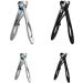UNbit Nail Cutter Stainless Steel Nail Cutter Trimmer Clippers Multi-Function Big Mouth Anti-Splash Single Large Manicure Pedicure Care Scissors (Color : Bianco) - Buy Online on GoSupps.com