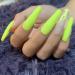 French Long Fake Nails - 24 PCS Stick on Nails for Women and Girls - Fluorescent Yellow Party Nails - Buy Online on GoSupps.com