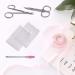 2-Piece Professional Cuticle Scissors 1-Piece Eyelash Brush with 2-Piece Transparent Zipper Bags Stainless Steel Eyebrow Clipper Nail Scissors for Beauty Retouching Nails Eyelashes - Buy Online on GoSupps.com