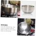 Frcolor Foam Dishwasher Mixing Bowl - Perfect Shaving Soap Container & Toning Shell - 9x9x4.9cm Silver | Ideal for Shaving Cream & Tools - Buy Online on GoSupps.com