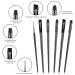 Acavado 6-Piece Angled Eyeliner Brush Set | Ultra Fine Makeup Brushes for Eyeliner, Eyebrows, and Eye Shadow Beauty Cosmetic Tools for Women and Girls - Buy Online on GoSupps.com