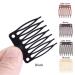50pcs/Lot Black Wig Plastic Combs & Clips for Making Wigs - 7-teeth Hair Clips - Buy Online on GoSupps.com