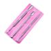 Cuticle Pusher and Gel Nail Polish Remover Set Stainless Steel Cuticle Remover Durable Pedicure Manicure Tools