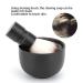 Men's Beard Shaver Set - Stainless Steel Shaving Bowl & Soft Brush | Home & Salon Barber Kit (Black - Buy Online on GoSupps.com