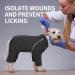 Buy Hjyokuso Dogebody Pajamas for Dogs - Zippered Wound Protection Suit & E-Collar Alternative for Small & Large Dogs - Gray - Worldwide Shipping Available - Buy Online on GoSupps.com