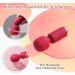 Mini Portable Vibration Massage Device for Women - Strong Silicone 10 Modes Waterproof & Rechargeable - Wireless Handheld Massager (Red) - Buy Online on GoSupps.com