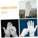 Mikinona 12 Pairs Moisturizing Gloves Work Gloves Moisturizing Overnight Gloves Working Gloves Cotton White - Buy Online on GoSupps.com