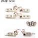 Set of 10 Wide Plastic Eyeglass Hinges (3mm/3.5mm/4mm) - Perfect for Travelers | Durable Repair Solution - Buy Online on GoSupps.com