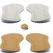 1 Pair Leather OX Leg Orthopedic Insoles Heel Inserts Lift Shoe Wedge Knee Pads Women and Men Corrective Pronation Supination Medial Lateral (41 42) 0 TCBH01