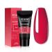 Rosalind poly nail gel 60ml art acrylic gel for nails UV/LED nail polish gel extension glue for manicure repair nail extension red red