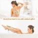 Hience Long Handle Bath Shower Brush | Exfoliator with Soft and Stiff Bristles | Cellulite Removal and Lymphatic Drainage | Double-Sided Brush Head - Buy Online on GoSupps.com