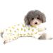 Zunea Small Dog Overall - Enchanting Banana Romper for Pets | Soft Cotton Pajama Clothing for Puppies & Cats | Unisex Four-Legged Sleepwear (Pack of 1) - Buy Online on GoSupps.com
