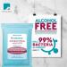 Brookstone 12 Packs - 20 Count Sanitizing Hand Wipes for Cleansing and Waterless Wash - Travel Size, 240 Wipes (Clear Fresh) - Buy Online on GoSupps.com