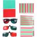 Red Green Amblyopia Glasses for Color Blindness | Protanopia & Anerythrochloropsia Reading Aid | International Shipping - Buy Online on GoSupps.com