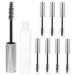 8pcs Mascara Empty Tube Clear Containers Reusable Mascara Bottles Filling Miss Gold and Silver