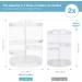 360-Degree Rotating Makeup Organizer | 7-Layer Adjustable Cosmetic Storage Unit | Large Capacity Clear Acrylic | Ideal for Various Cosmetics and Accessories - Buy Online on GoSupps.com