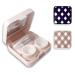 Rinetics travel contact lens case pink and black