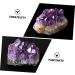 FOMIYES 4 Pcs Natural Crystal Cluster Crystal Ornament Rough Stone Purple Natural Minerals Multifunction - Buy Online on GoSupps.com