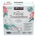 Kirkland Daily Facial Towelettes 180 CT | 180 Pre-Moistened Towelettes | Hypoallergenic | Alcohol-Free | 4 x 30ct Reclosable Flip-top Packs | 4 x 15ct Resealable Travel Packs