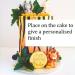 Personalised Animals Cake Toppers Set Edible Panda Lion Zebra Elephant Giraffe Monkey Decorations with an Edible Glue Set of 5 - Buy Online on GoSupps.com